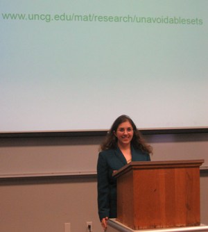 Naomi Brownstein presenting at IMST 2008/FIM XVI.