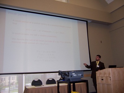 Brian Shirey presenting at DM 2008.