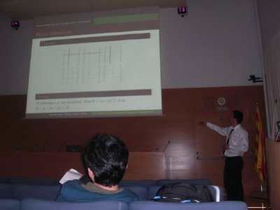 Robert Mercas presenting at LATA 2009.