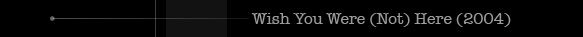 Wish You Were (Not) Here